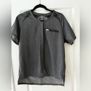 Figs grey scrub top